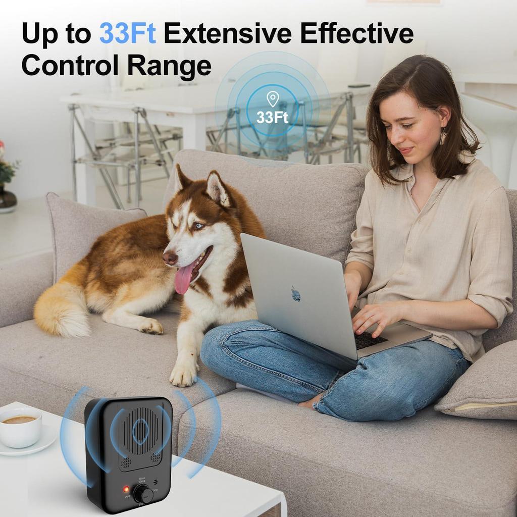Ultrasonic Outdoor Dog Bark Stopper & Training Device