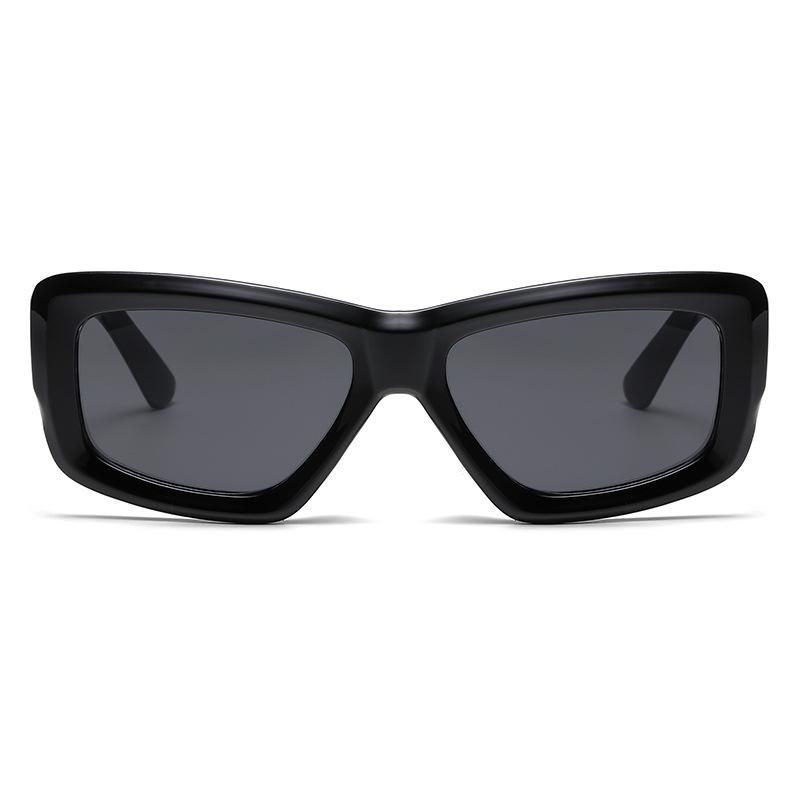 European and American babes rectangular YK sunglasses women's myopia glasses fashion ins popular glasses personalized street ink