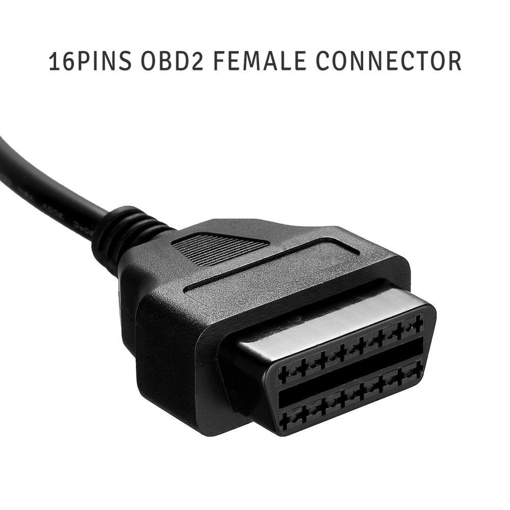 12  Pin  OBD 1  To  16  Pin  OBD2  Convertor  Adapter  Cable For Diagnostic Scanner For Gm Acesssories