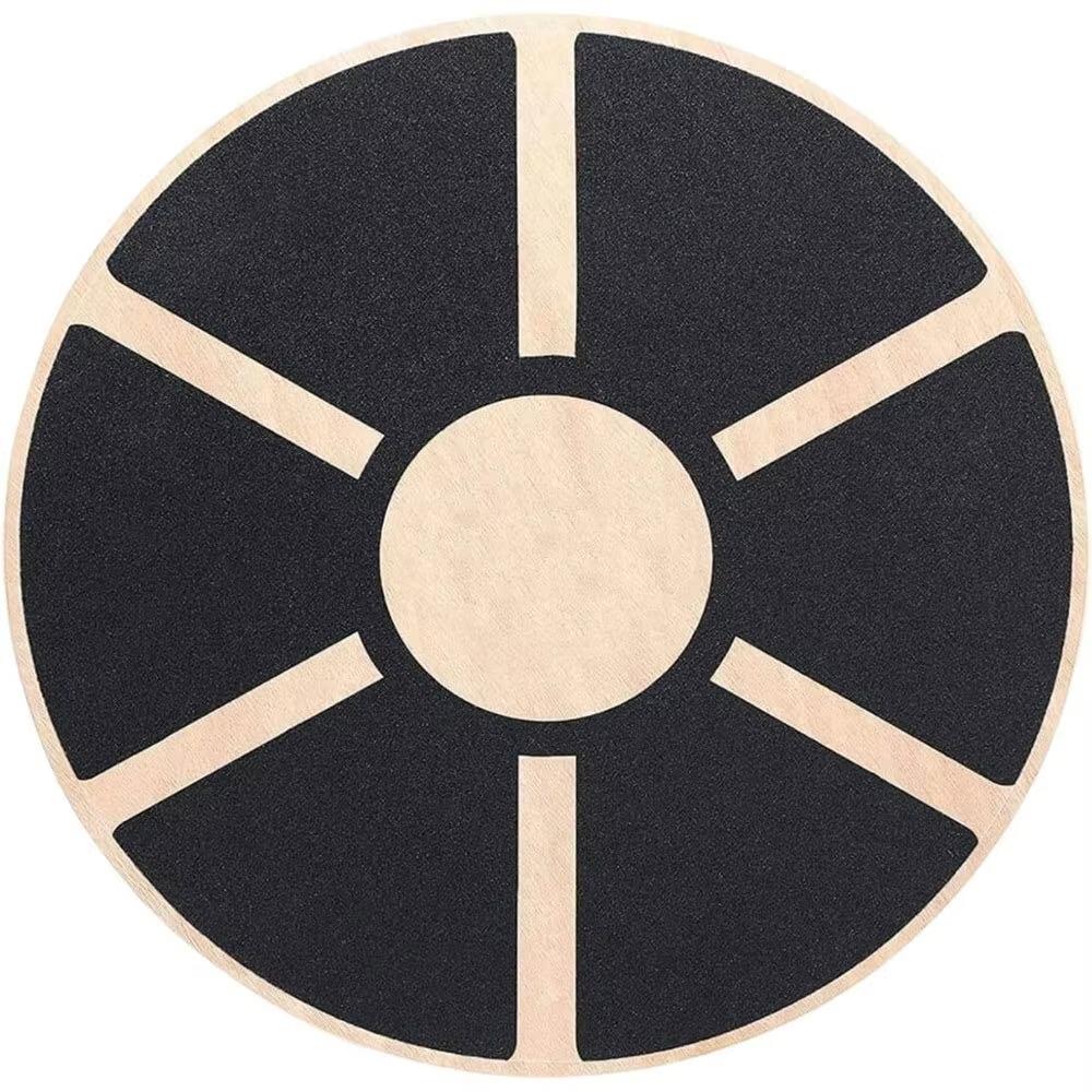 Six Sides Core Training Board Wooden Core Strength Trainer Round Balance Training Board  Home