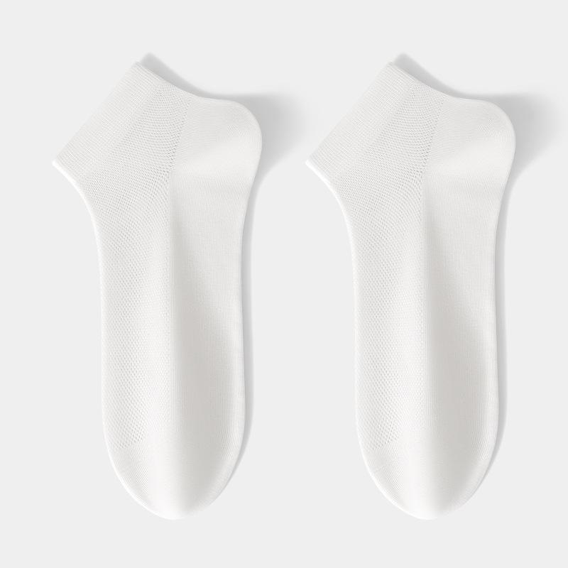 100% Cotton Women's Mesh Mid-Calf Socks - Antibacterial, Thin, Summer Style