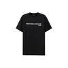 Letter Logo Lyocell Fiber Round Neck Short Sleeve T-Shirt Men Tops Black 3L1TCE-1JUVZ-0999