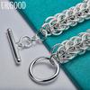 Bracciale circolare in argento sterling 925 bellissimi gioielli