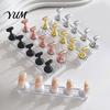 Durable Nail Art Base Practice Stand, Magnetic Press-on Holder for Painting Fake Display Nails, Stand Home Salon Tip