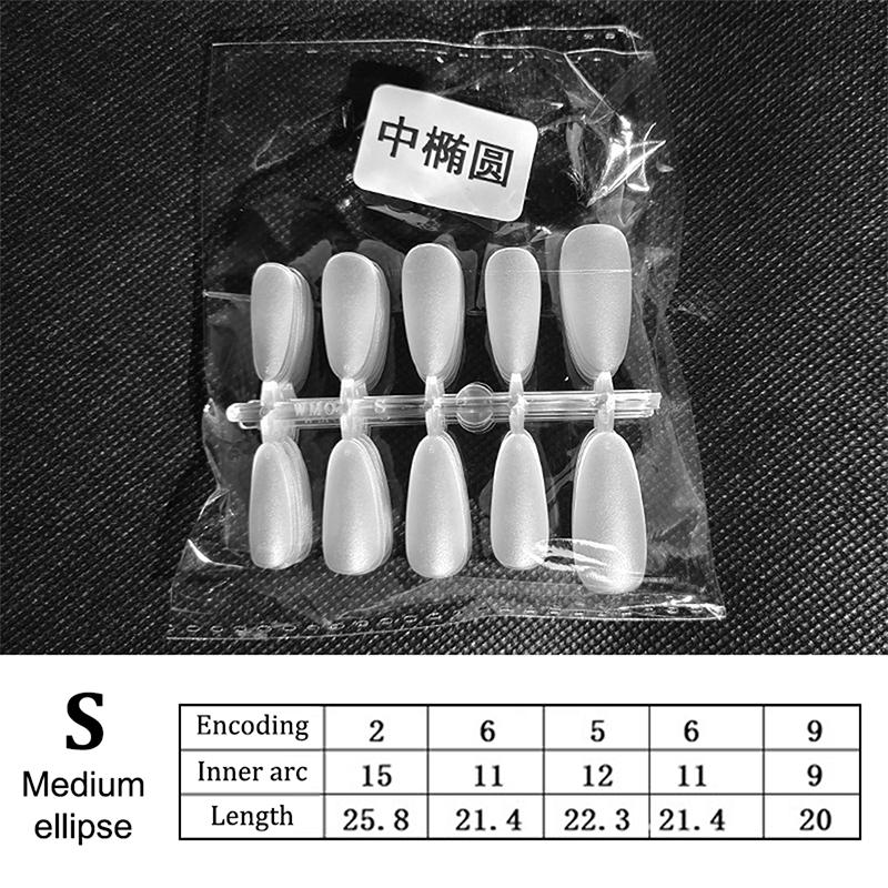 100Pcs Press On Nail Tips Full Cover Ultra-Thin False Nails Patches Gel Nails Extension System Clear Fake Nails Art Accessories
