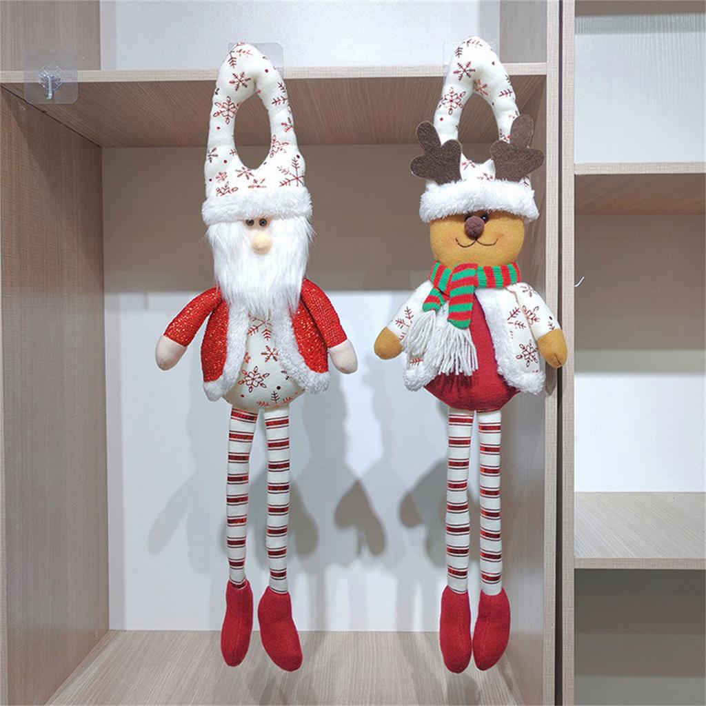 Christmas Door Hanging Ornament Long Leg Doll Hanging Decoration For Tree Holiday Party Decoration Indoor and Outdoor