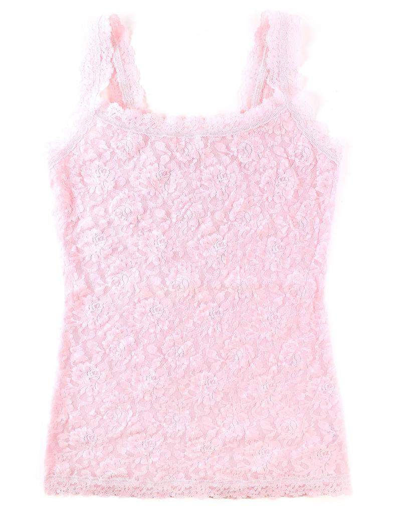 Hanky Panky Signature Lace Classic Top Size Camisole/All-Lace [Official/Authentic] (Bliss Pink, S)