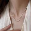 Shijia Pearl Necklace Women's Niche Light Luxury Design High-end Temperament Collarbone Chain Neck Chain Sweater Chain Bead Chain
