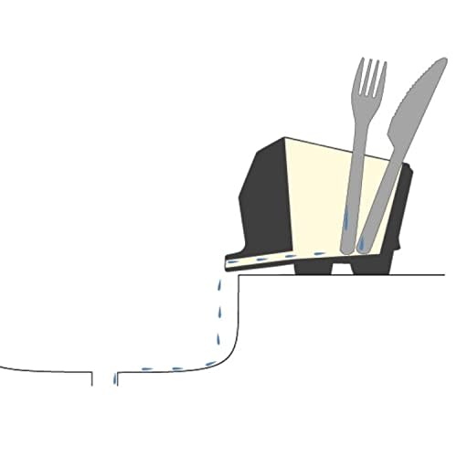 PELEG DESIGN Cutlery Drainer Jumbo White UNKNOWN