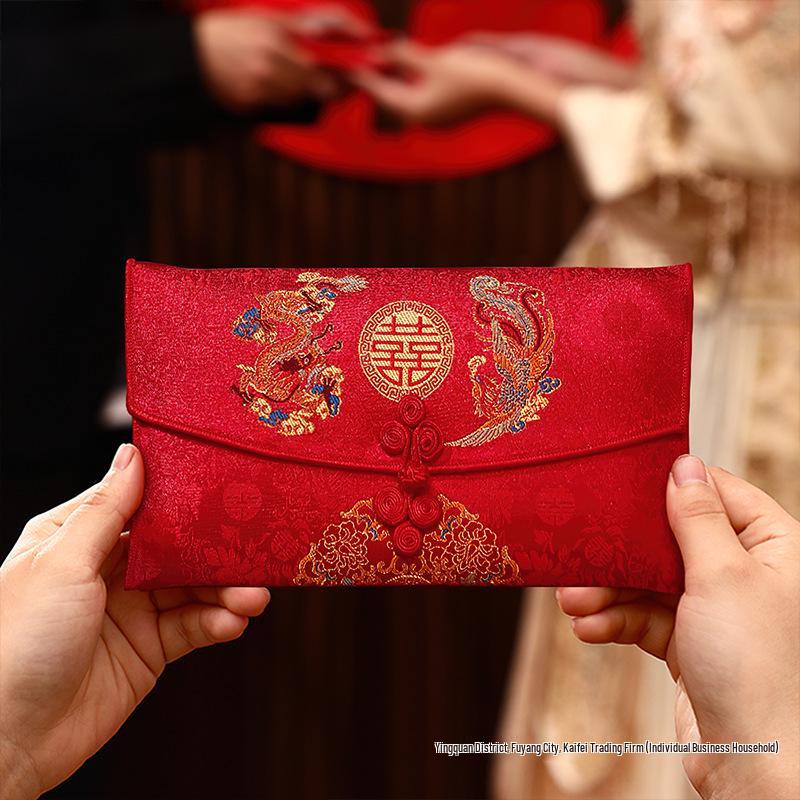 Wedding Red Envelopes - Double Happiness Design for Tea Ceremony