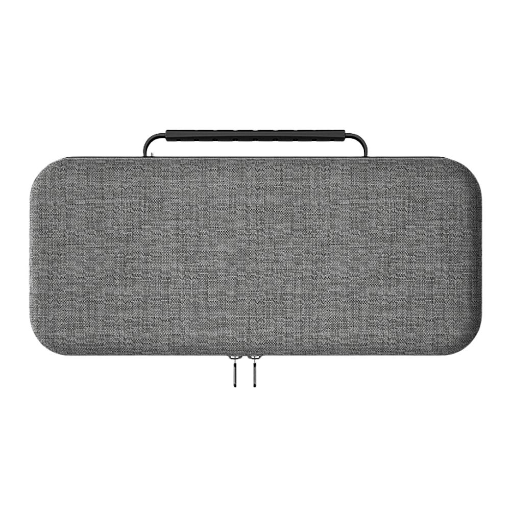 

Портативная сумка-чехол для переноски, ударопрочная сумка из EVA с жестким корпусом, водонепроницаемый дорожный чехол для хранения, противоударный для консоли Asus ROG Ally серый