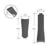 CASSIS TYPE RLX RUBBER 002 20mm Blue Rubber Watch Strap for Fully Includes Replacement U6000002065020 Rolex, Waterproof, Tool,
