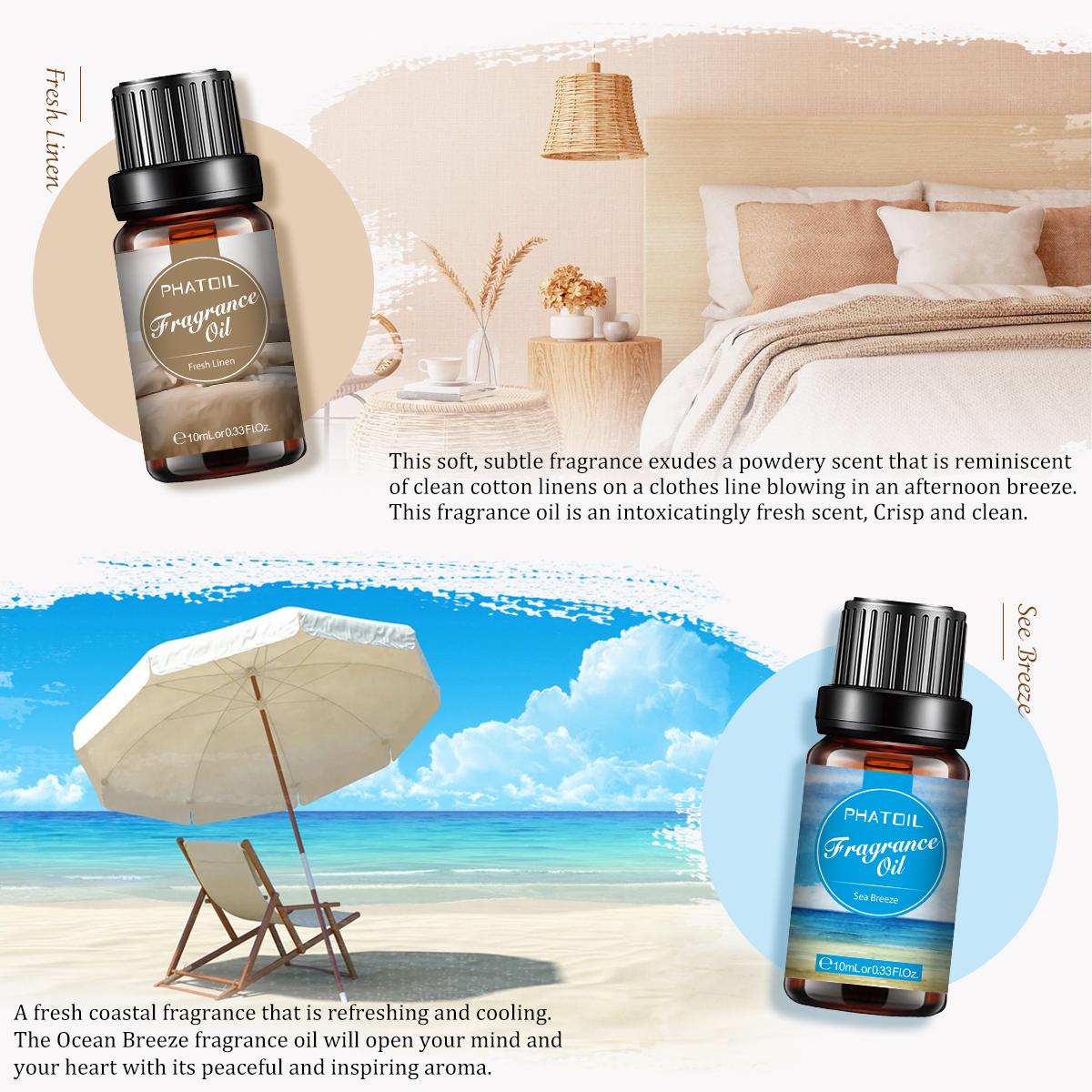 PHATOIL 6Pcs Floral Fragrance Oil Women's Day Gift Set Freesia