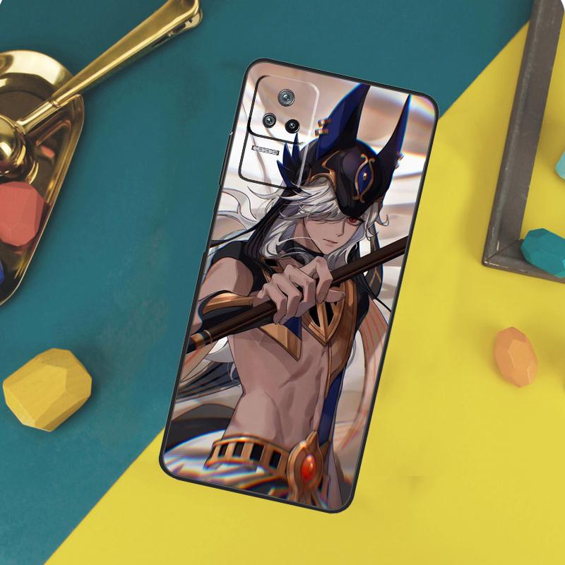 

Genshin Impact Cyno Case For Xiaomi 14T Pro 11T 12T 13T 13 14 15 Ultra POCO X7 Pro X3 X5 X6 M6 F5 F6 Pro Funda POCO F3