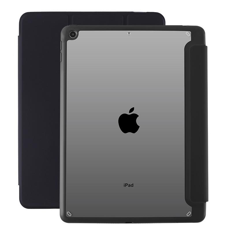 IPad 10.9 Case With Pencil Holder Pro 11 Acrylic Air 5 Hard Shell 12.9 Folio Cover
