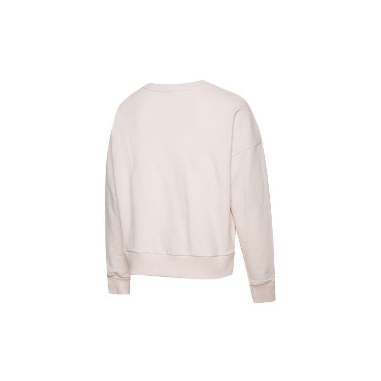 Puma Casual Print Crew Neck Sweatshirt Women Tops Pink 597405-87