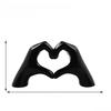 Nordic Minimalist Resin Heart Hand Sculpture For Home Decor Gift For Couples
