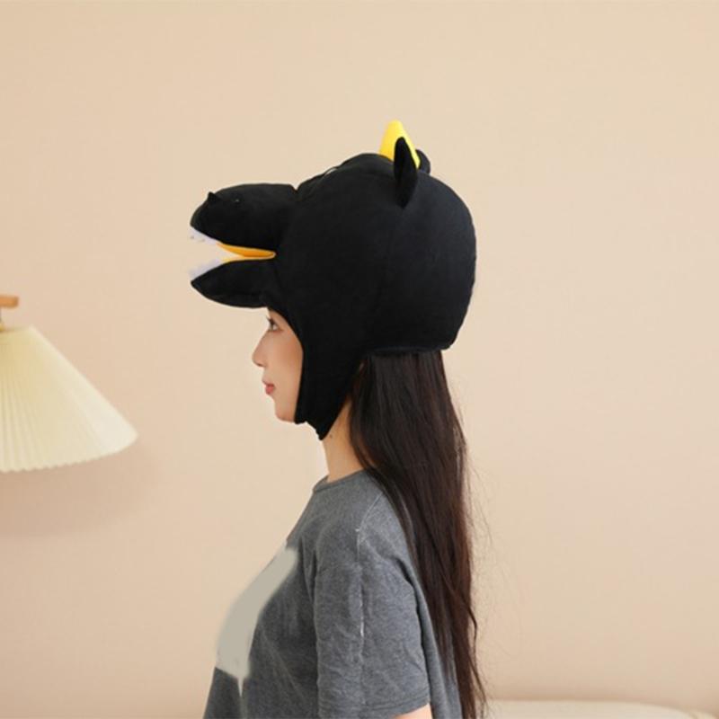 Black Horse Costume Headpiece Adjustable Strap Photography Prop For Children Party Theme Role Play