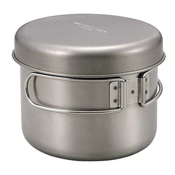 Buy CAPTAIN STAG M9078 Titanium Camping Pot with Lid 820ml Outdoor