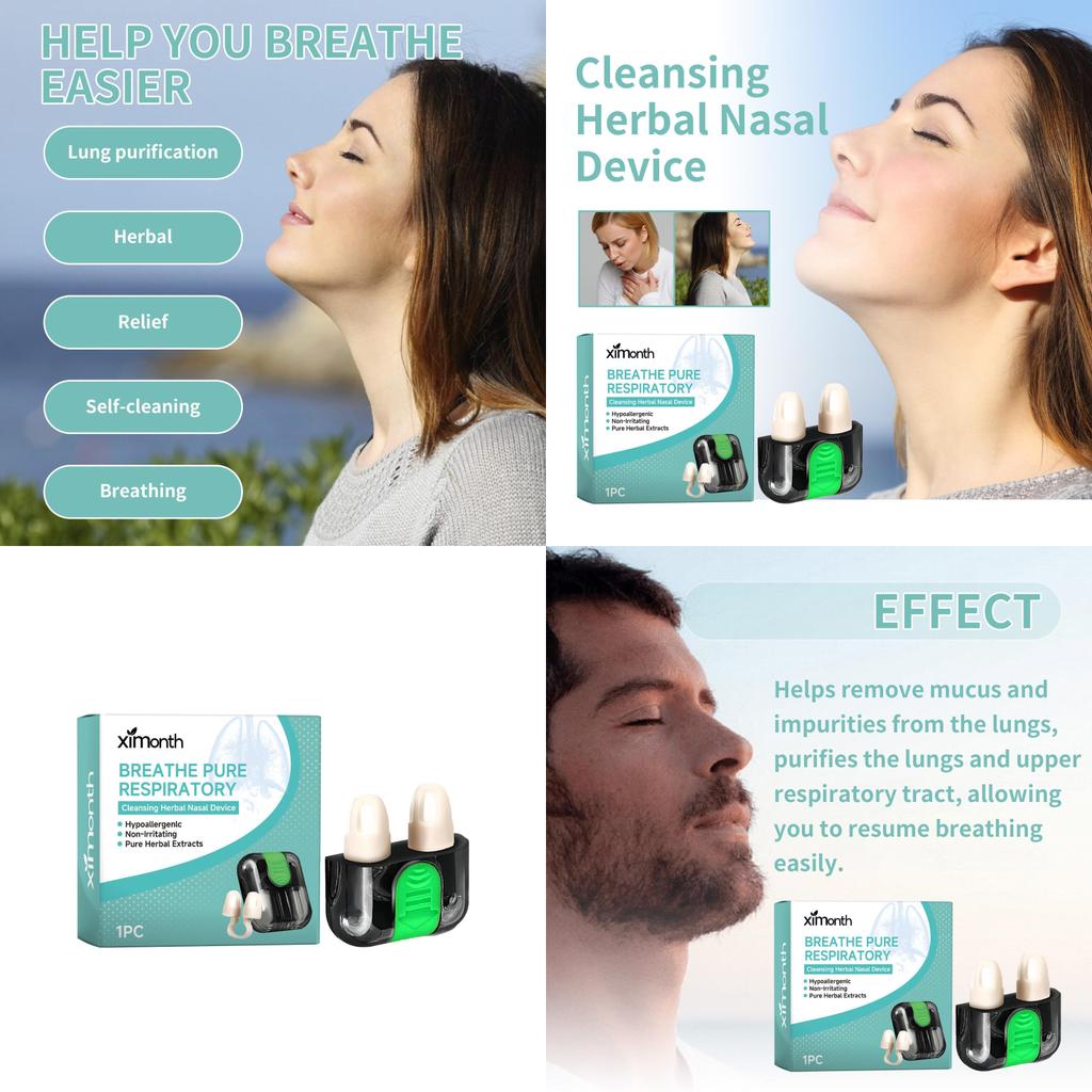 Ximonth Nasal Aspirator Ultra Gentle Effective Nasal Congestion Relief Device