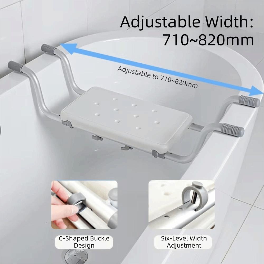Sturdy Load Capacity Bath Chair Durable Non-Slip Bathtub Stand Easy In Bath Bench Shower
