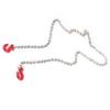 Metal RC Trailer Tow Hooks A essories With Chain For SCX10 D90 1:10 RC Crawler Climbing Car