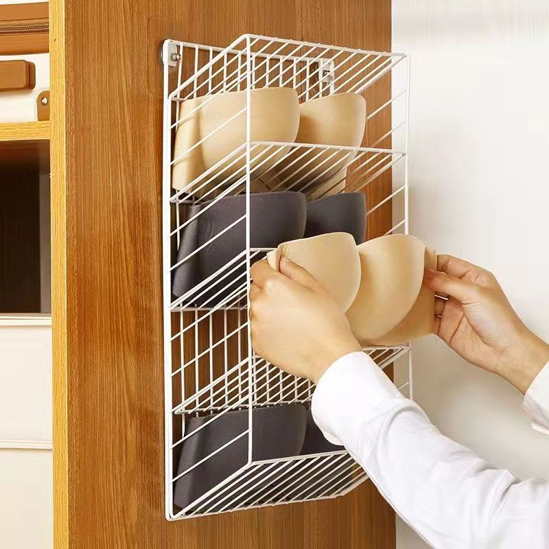 2 Pezzi Borsa Portaoggetti Da Parete - Organizzatori Sospesi In Cotone E Lino, Impermeabili, Con Tasche Multiple, Per Cucina, Bagno, Camera E Dormitorio, Bianco