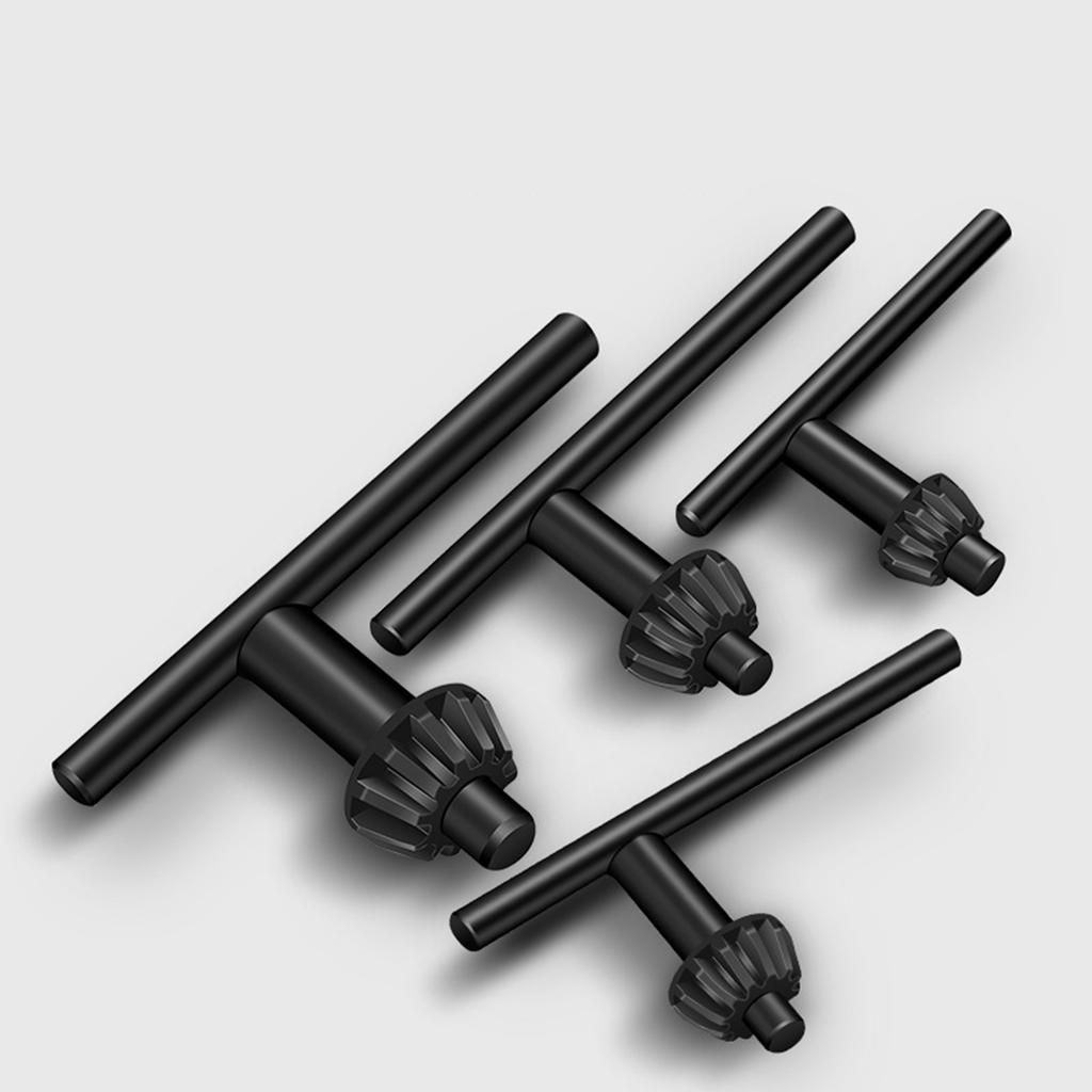 Carbon Steel 3pcs Drill Chuck Wrench Set Carbon Steel Drill Chuck Wrench Simple Installation for Quick Bit Adjustments