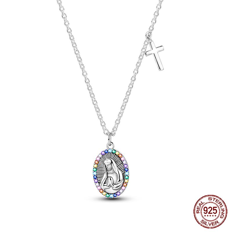 925 Silver Luminous Firefly Heart Shaped Zircon Pendant Necklace For Women Fashion Anniversary Birthday Jewelry Gifts