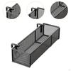 Bed Metal Storage Basket for Books, Night Hanger Organizer Dorm Room