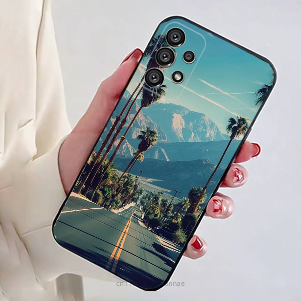 Travel Los Angeles California Phone Case for Samsung Galaxy A73,23,53,33,14,24,13,72,22,52,32,54,A34 Soft Cover