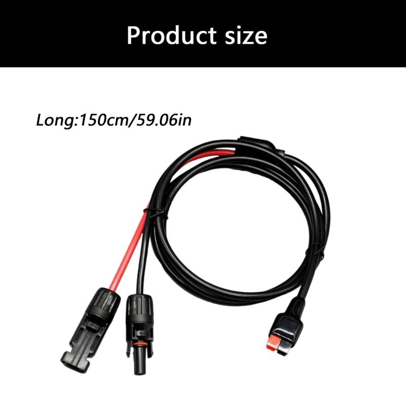 Universal 4 to 30A Extension Wire PVC Coating Cord for Solar Energy Devices Waterproof and AntiAging Construction