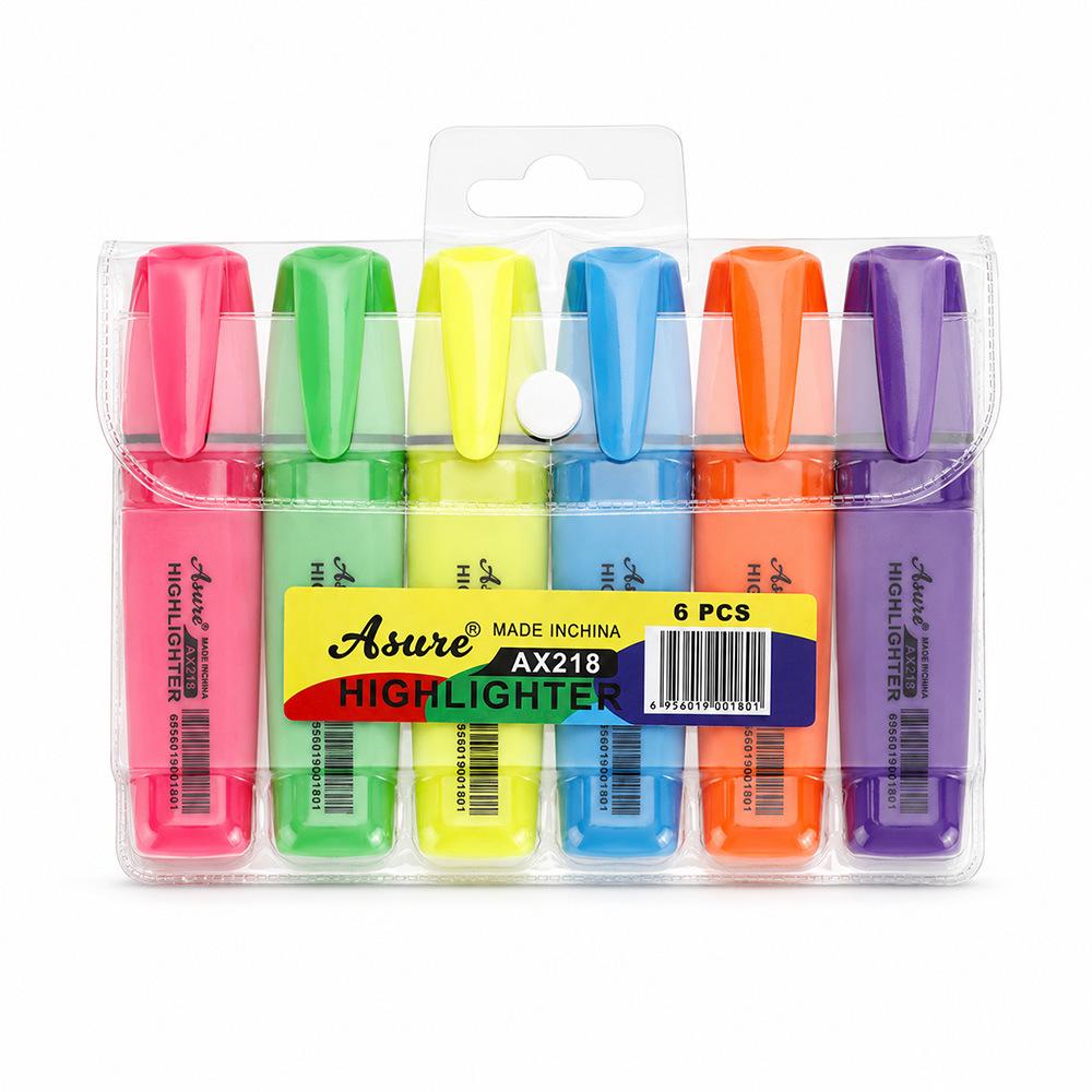 Macaron Fluorescent Pen Set for Journaling, Note-Taking, and Creative Doodling