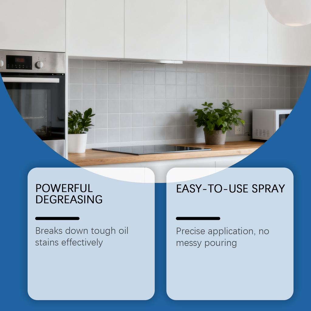 Degreaser Spray 120ml Effective Multi-Surface Cleaner Gentle Formula Suitable for Kitchen Bathroom and Automotive Use Fast Acting and Easy to Apply