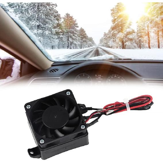 Zerodis Constant Temperature PTC Electric Fan Heater for Car Small Space Heating Incubator, Energy Saving Constant Temperature Heating Heaters(24V