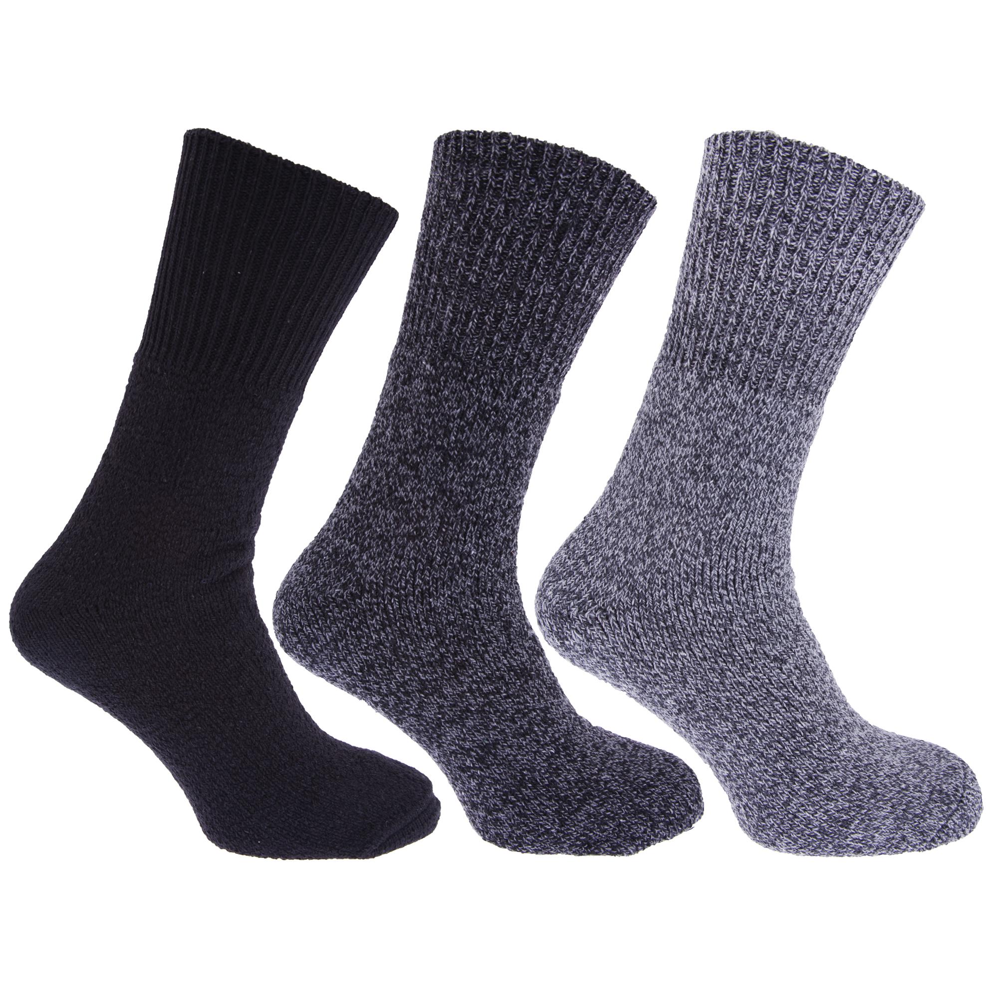 Desigual Hombre 12 Pares De Calcetines De Algodón 100% Para Diabéticos - Tallas 6-11 Y 10-13, Costillas, Sin Elasticidad Pack 12 Pares Calcetines Cómodos