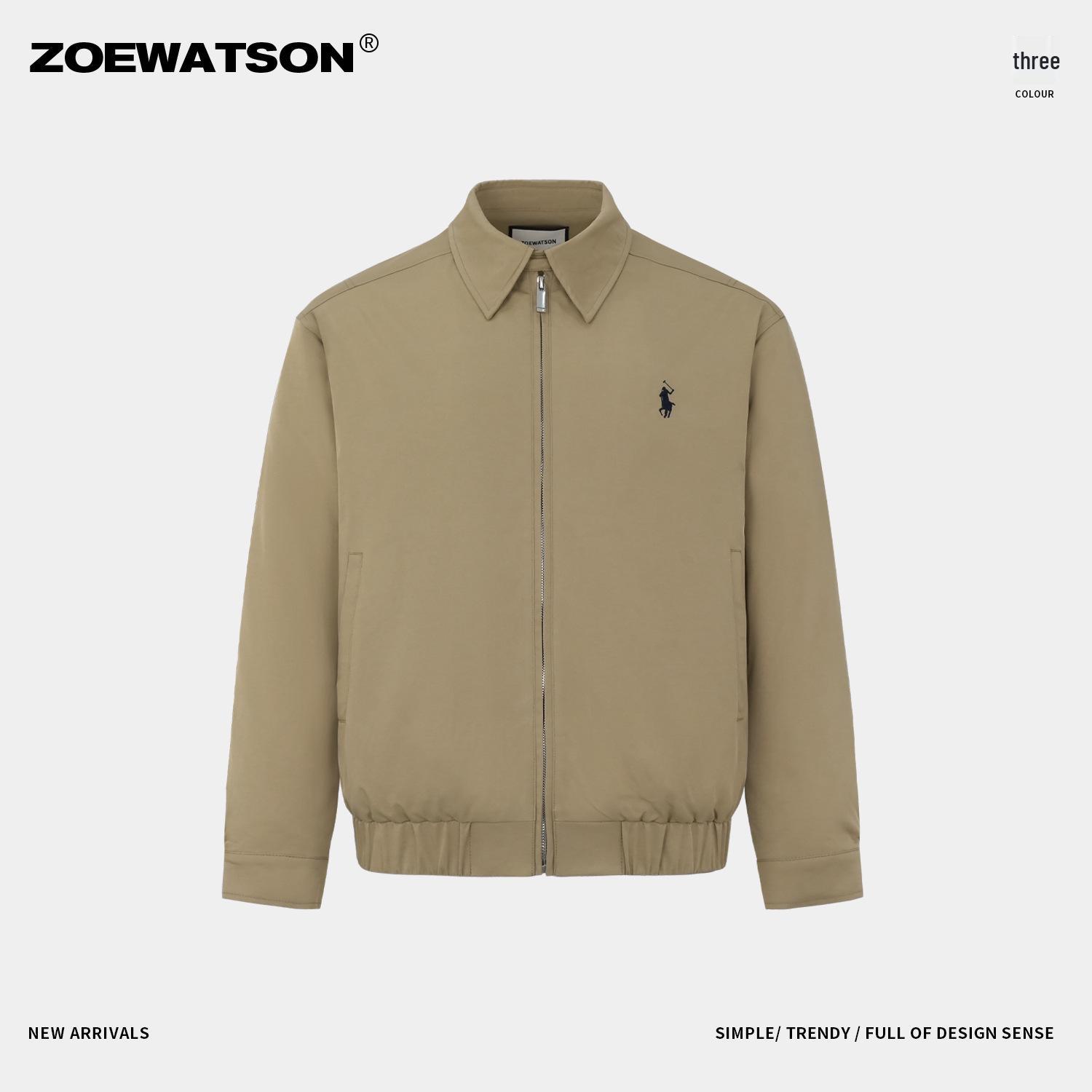 

Чоловіча куртка Harrington 2025 року в стилі Old Money з бавовни з лацканами - Новий американський модний дизайн Cleanfit XXL хакі