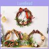 Stunning Christmas Decoration Bow Pinecone Lemon Red Berry Wreath Home Decor