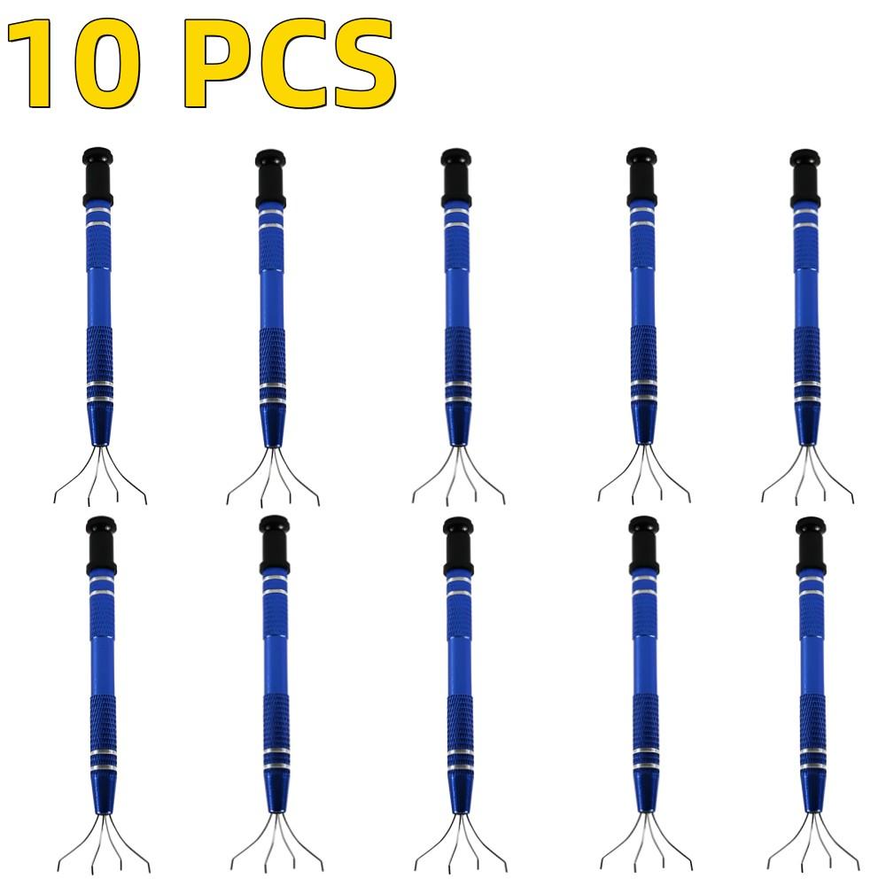 5/10pcs Four Claw Electronic Component Grabber IC Extractor Pickup BGA Chip Picker Patch IC Suck Pen Electronic Repair Tools