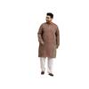 SOJANYA Plus (Since 1958) Men's Jacquard Silk Maroon Self Design ONLY Long Kurta -Size: 46