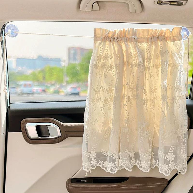 Bilsolskydd sugkoppstyp solskydd fönstersolskydd automatiskt infällbart solskydd värmeisolering och ljustät duk