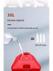 Large Outdoor Sunshade: Special Patio Umbrella with Plastic Base - Fillable with Water or Sand