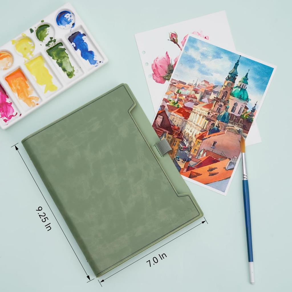Lightwish Watercolor Cotton Watercolor 300g Fine Grain Watercolor for and 20 235 X 177mm Sketchbook, 100% Journal, Paper, Artists, Adults, Students,