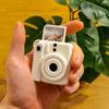 Mini Camera Photo Holder Keychain 1 Inch Picture Display Decorative Camera Keyring Collection Keepsake Gift