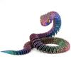 3D Printed Snake Rotatable Joints Snake Figurines Home Office Desktop Crafts Ornament Creative Home Garden Landscape DIY Animal