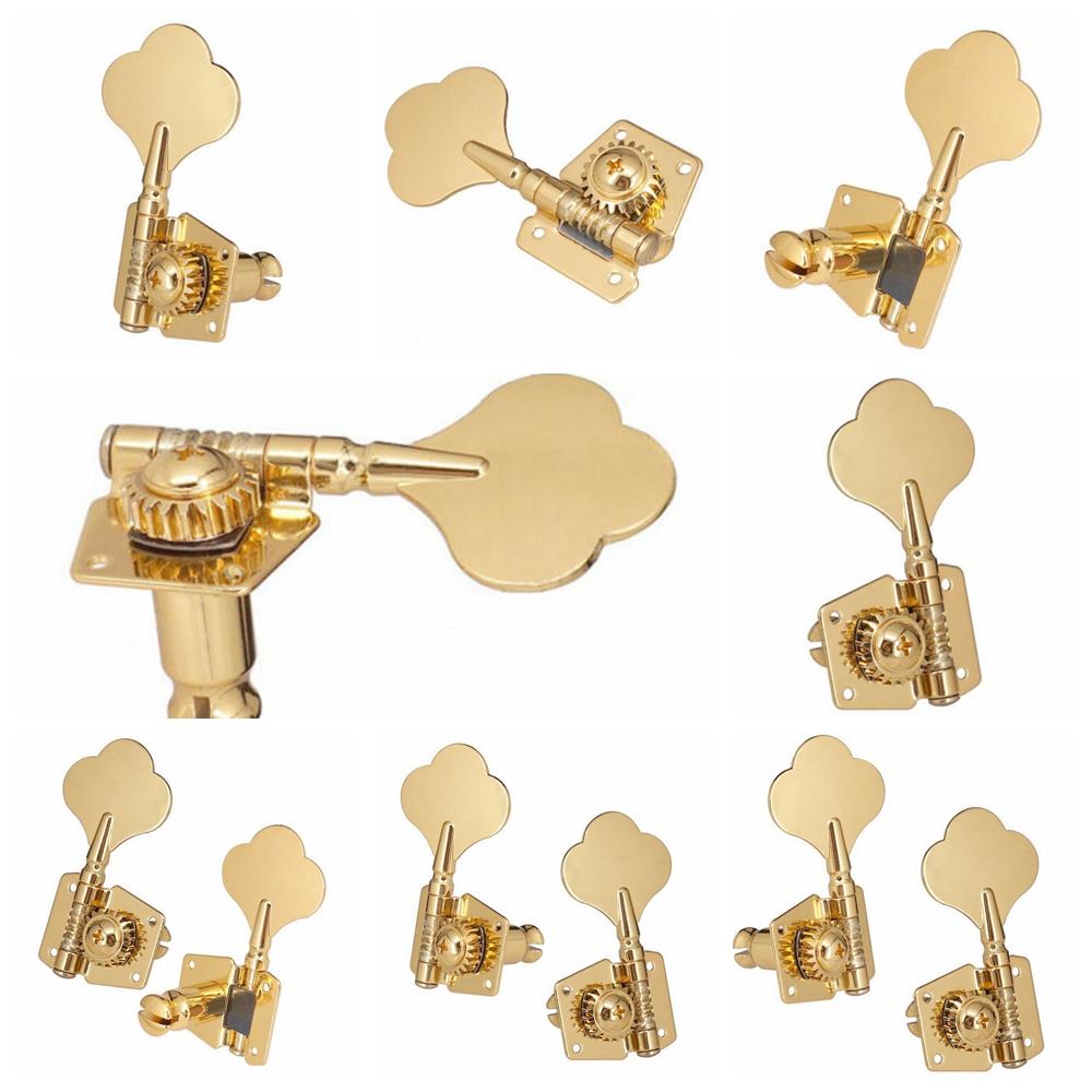 1L/1R Open Gear Bass Tuners Tuning Pegs Keys Machine Heads For Bass Guitar 5 Coloer