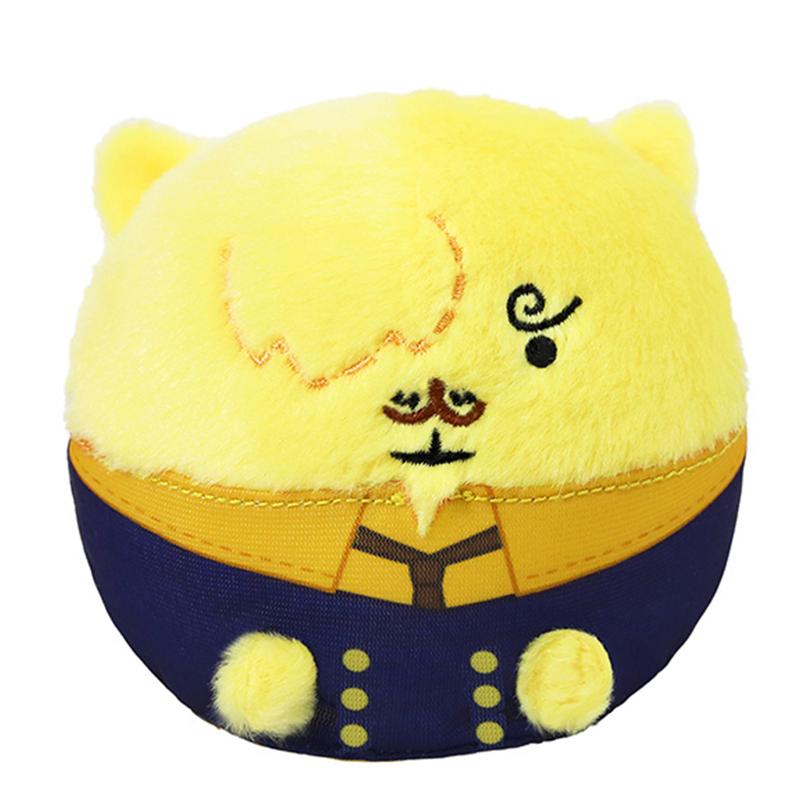 Japan MOVIC ONEPIECE Dog Doll Hair Ball Collection Series Monkey D. Luffy Roronoa Zoro Plush Doll Decoration Birthday Gift Toy 10cm
