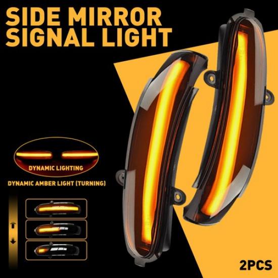 

LED Under Side Mirror Dynamic Turn Signal Light for Mercedes Benz C W203 2000-07