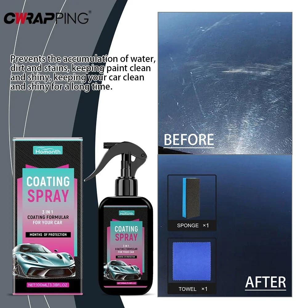 Spray Nano Rivestimento per Moto Hydroshield-X Lucidante Agente Rivestimento Veicoli Lucidatura Veicoli Agente Rivestimento Vernice Cura Auto Cera