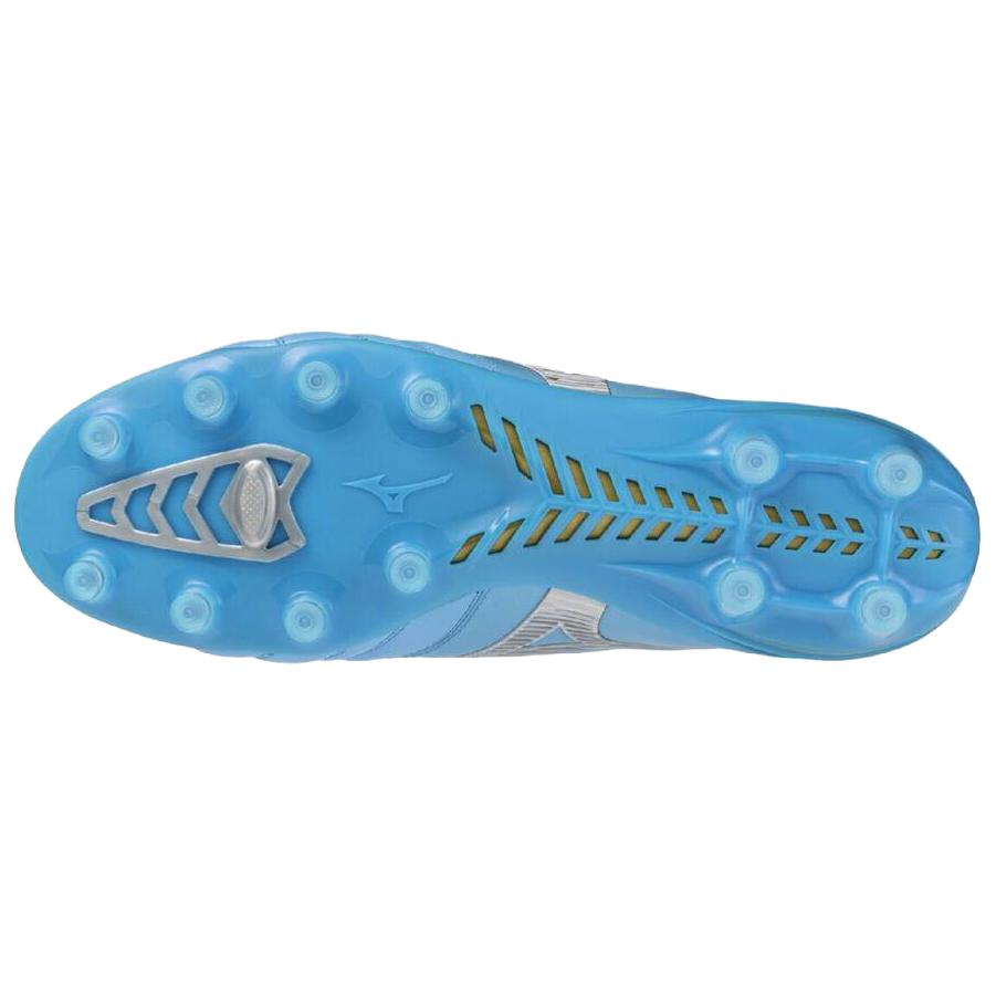 Mizuno Morelia Neo 4 Artificial Leather Soccer Shoes Unisex Light Blue P1GA263025